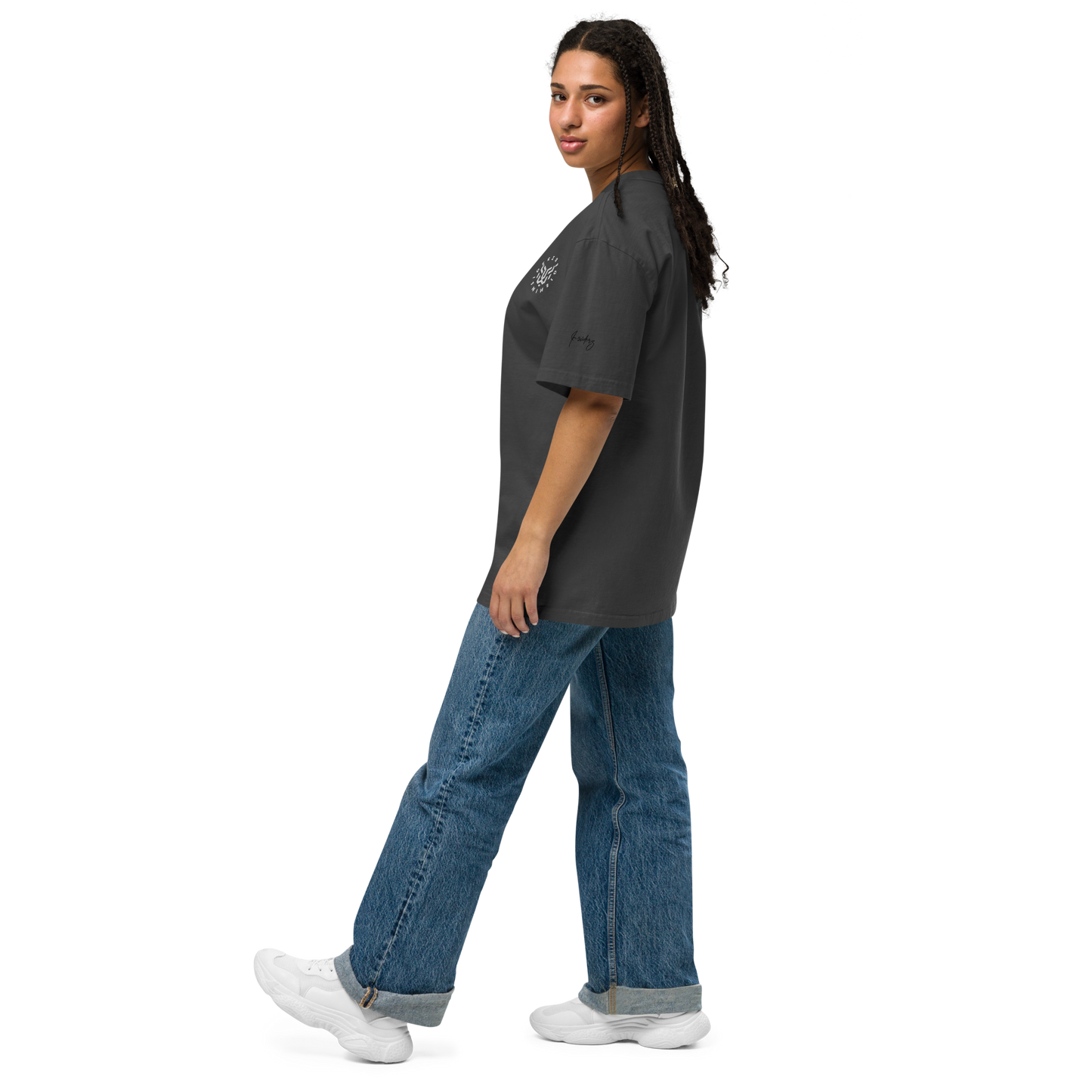 INZ Oversized faded t-shirt
