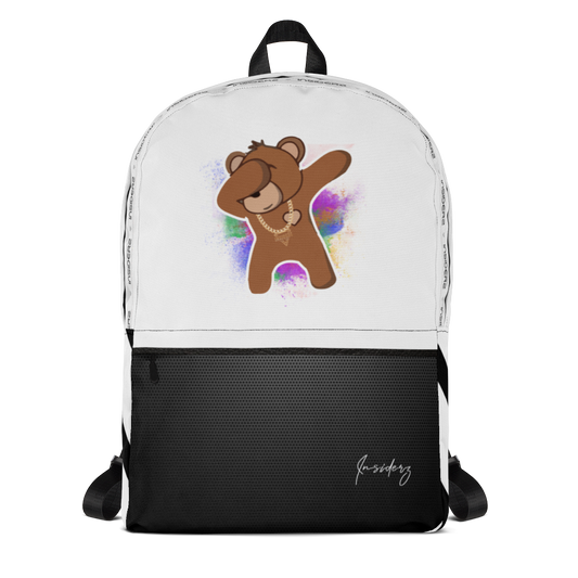 INZ Bear Backpack B&W