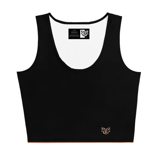 INZ Crop Top with Bronze bar