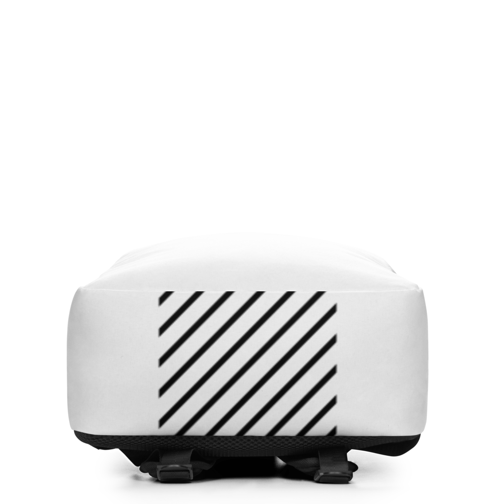 INZI All White Large Backpack