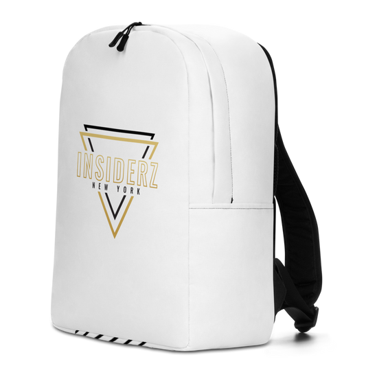 INZI All White Large Backpack
