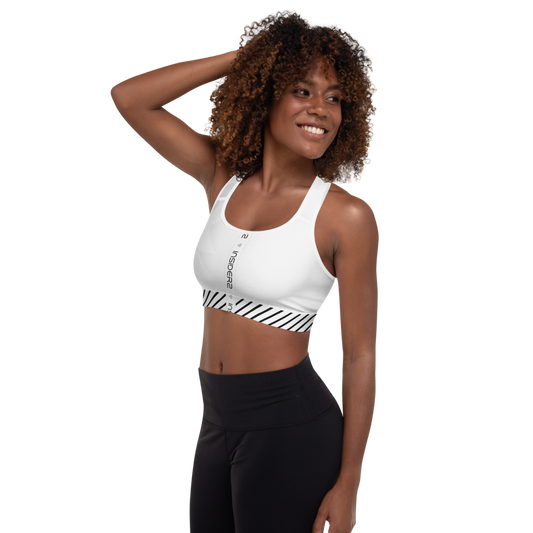 INSIDERZ Padded Sports Bra White