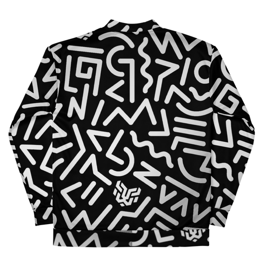 Glyph Unisex Bomber Jacket