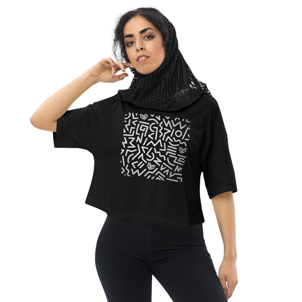 Tribe Loose Drop Shoulder Crop Top