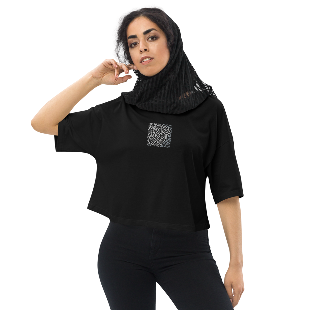 Tribe Loose Drop Shoulder Crop Top II