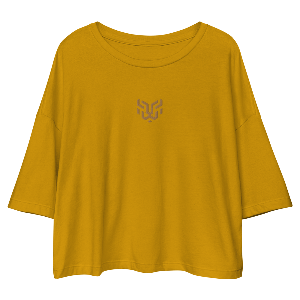 Tribe Loose Drop Shoulder Crop Top III