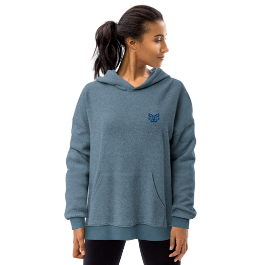 Leo Unisex sueded fleece hoodie