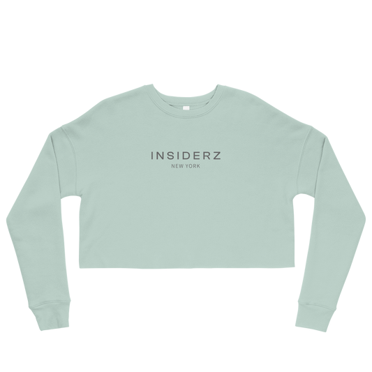 INZI Crop Sweatshirt Dusty Blue