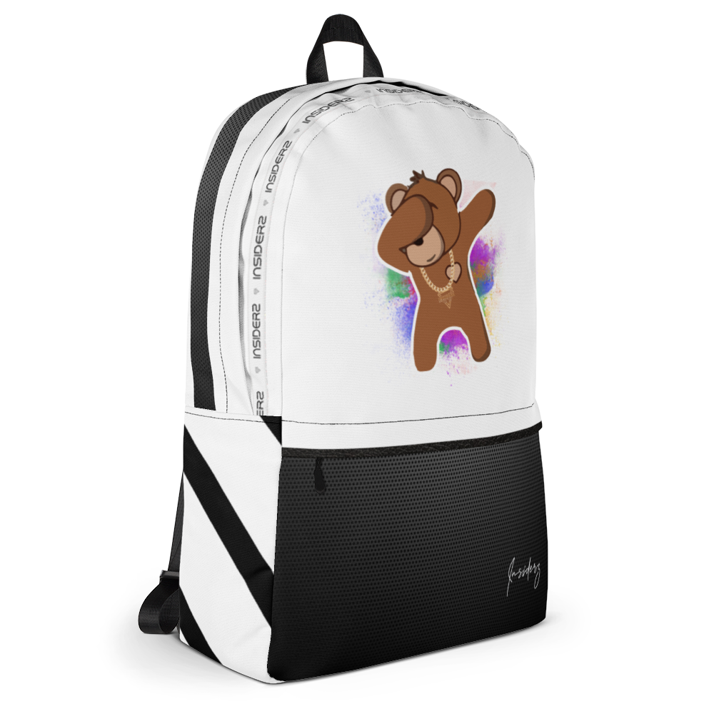 INZ Bear Backpack B&W