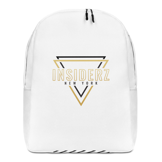 INZI All White Large Backpack