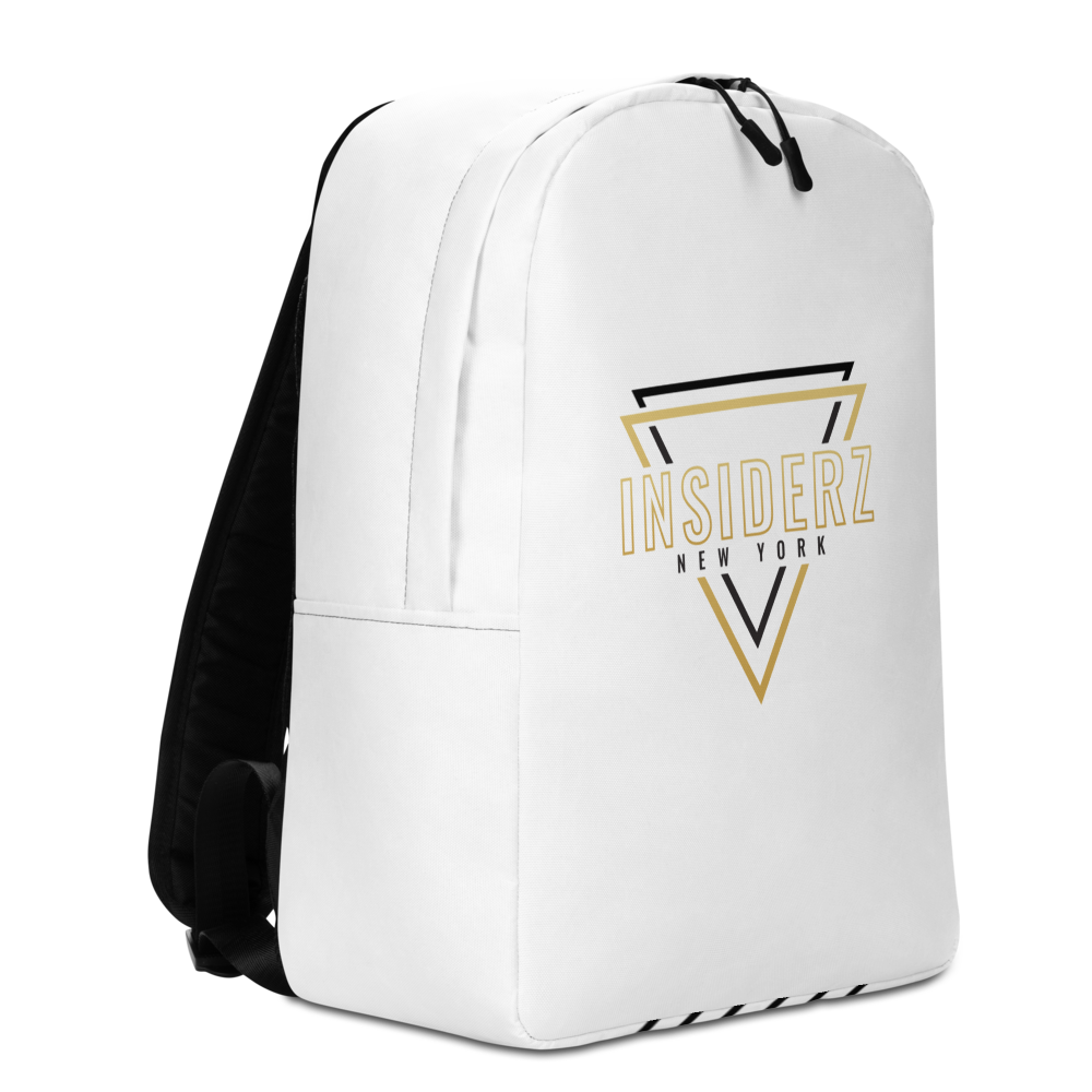 INZI All White Large Backpack