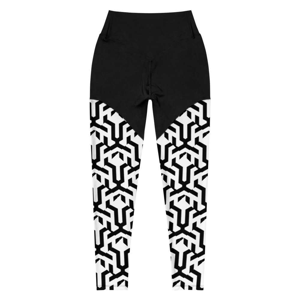 Leo Premium Sports Leggings White