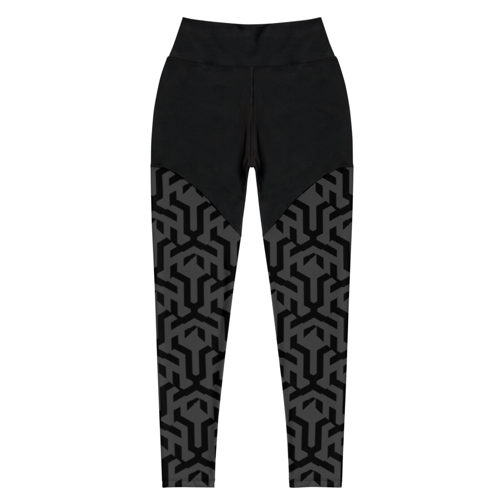 Leo Premium Sports Leggings Black