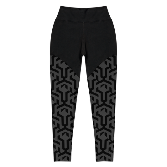 Leo Premium Sports Leggings Black