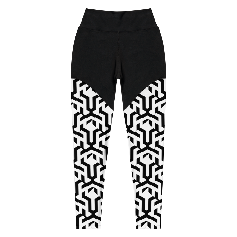 Leo Premium Sports Leggings White