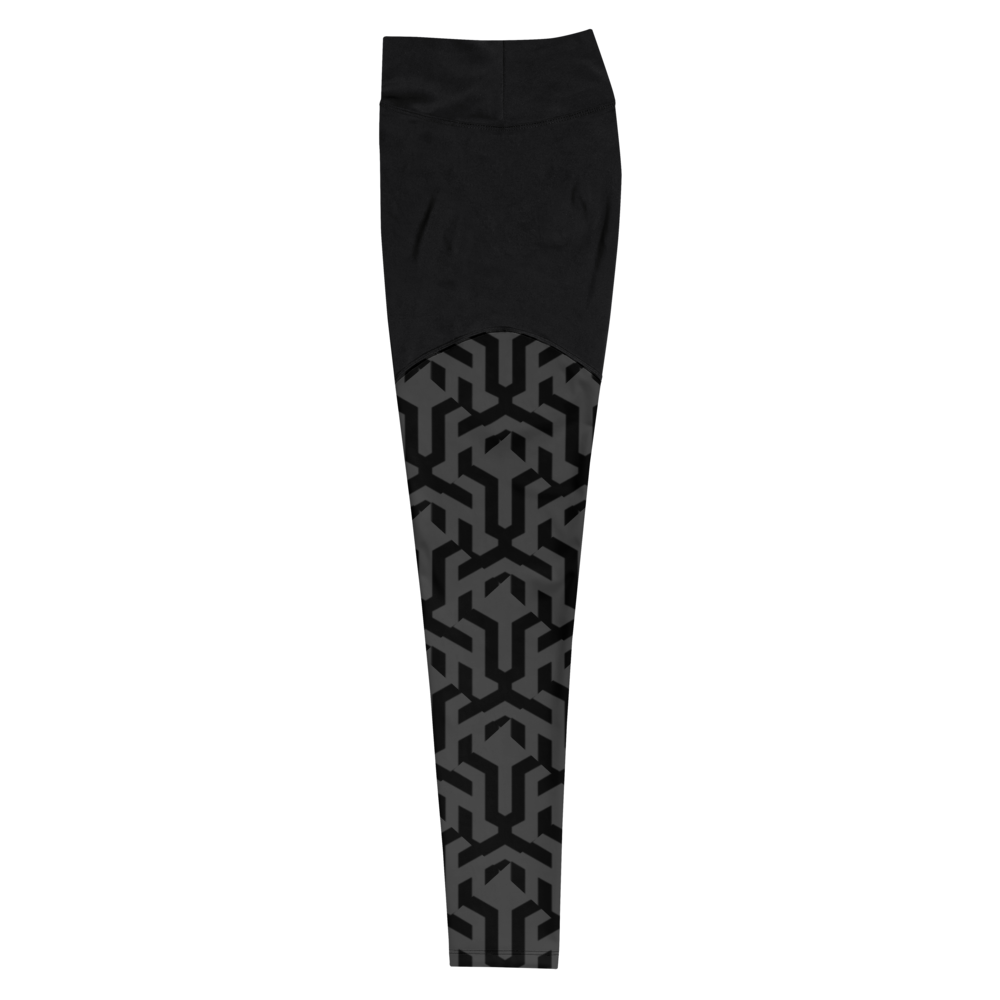 Leo Premium Sports Leggings Black