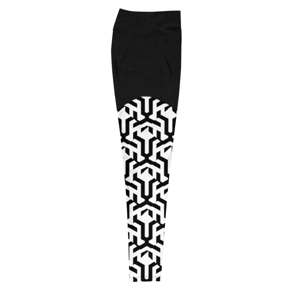 Leo Premium Sports Leggings White