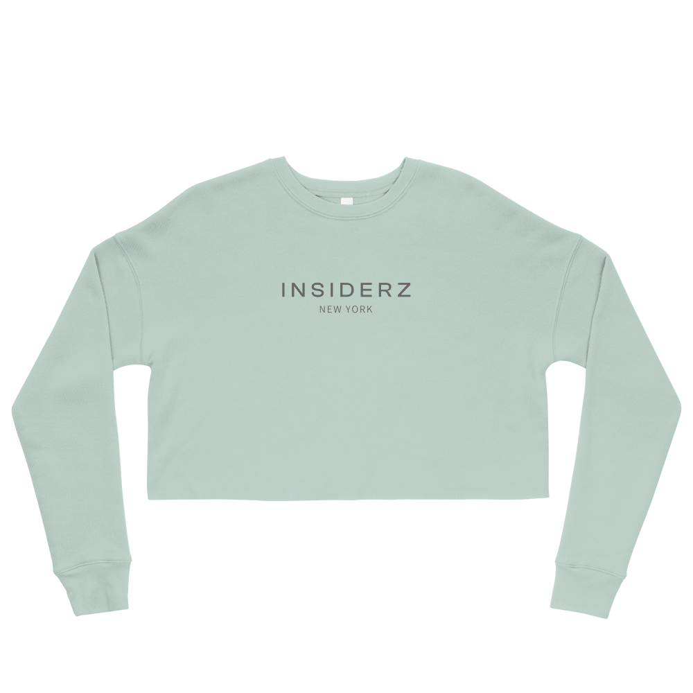 INZI Crop Sweatshirt Dusty Blue